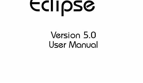 planet eclipse manual pdf