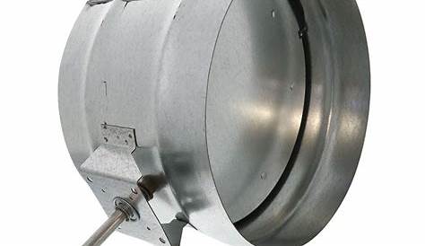 GREENHECK Zone damper, 12 in Width (In.), For Use With Round Control
