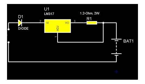 LM317 Constant Current Battery Charger Circuit | Top Circuits