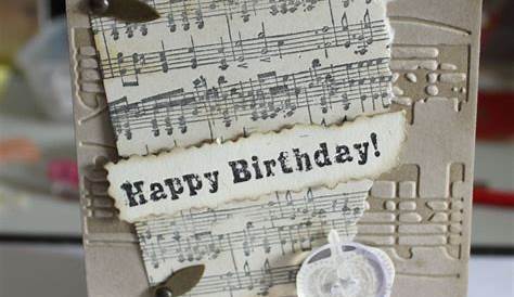 Pin by Linda on Stamp and Scrap | Musical cards, Happy birthday music