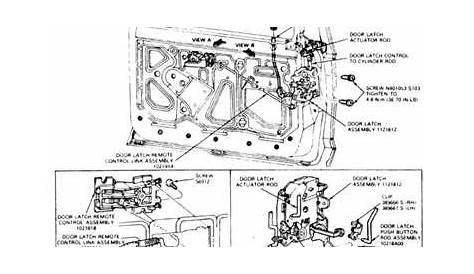 2000 ford explorer door lock diagram