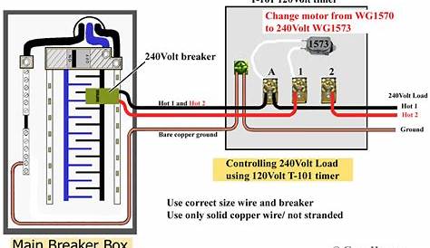 How to wire T101 timer