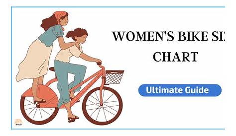 Women's Bike Size Chart: Definitive Guide | Bicycleer