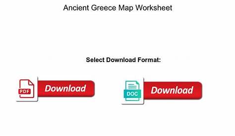 Ancient Greece Map Worksheet - DocsLib