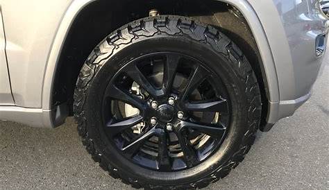 2011 jeep grand cherokee tire size p265 60r18 limited