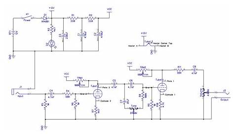 Tube Preamp Pedal Schematic