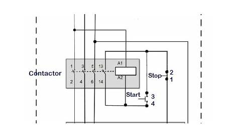 dol starter control circuit diagram pdf