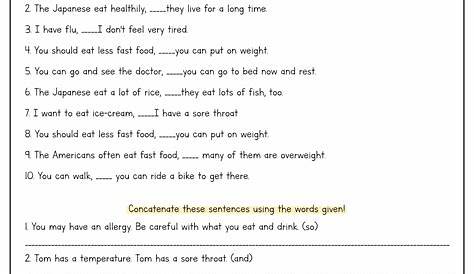 15 Complex Sentence Worksheets 7th Grade - Free PDF at worksheeto.com