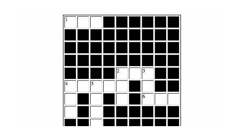 math puzzle crossword