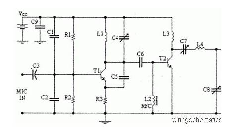 20 watt fm transmitter circuit diagram