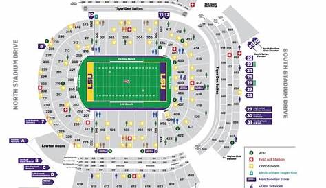Clemson Stadium Seating Chart With Seat Numbers | Elcho Table