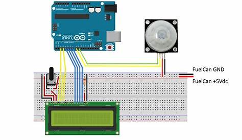 lcd display arduino circuit diagram