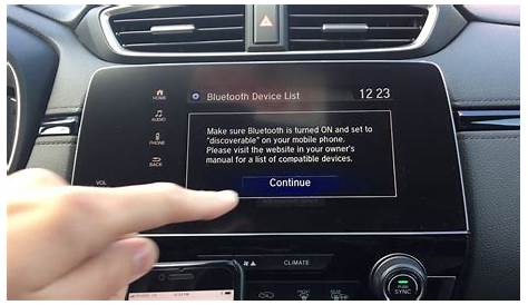 Connecting an IPhone to a 2018 Honda CRV Bluetooth @ Pickering Honda