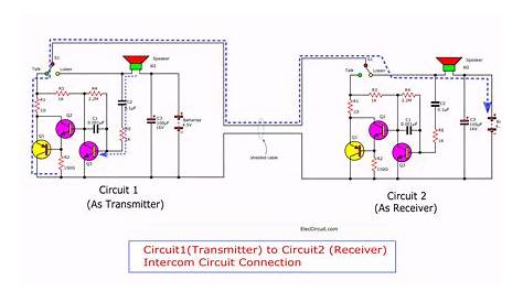 wireless intercom circuit diagram