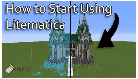 How To Use Litematica - YouTube
