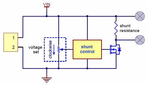 circuit diagram of shunt voltage regulator