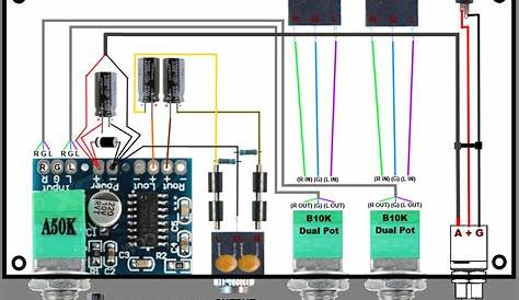 headphone to line level converter schematic