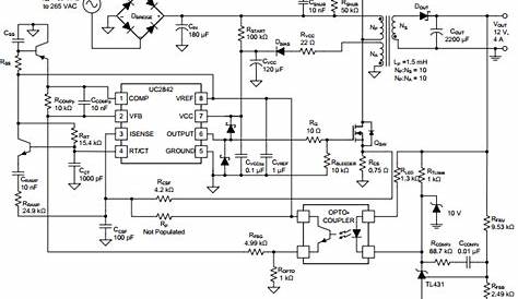 uc3843 application circuit diagram