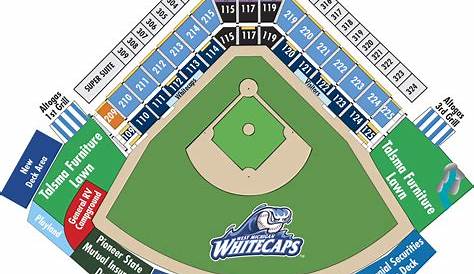Seating Chart | West Michigan Whitecaps Ballpark