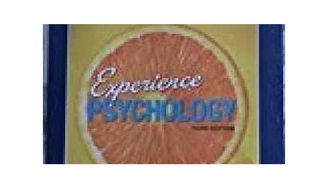 Sell, Buy or Rent Experience Psychology 3rd edition 9781259983733