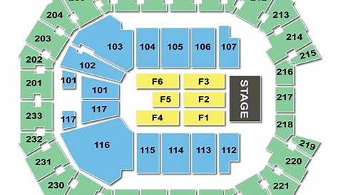 Spectrum Center, Charlotte NC - Seating Chart View