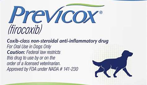 Previcox for Dogs Merial ( - Pet Pharmacy (Rx) - Arthritis, Pain