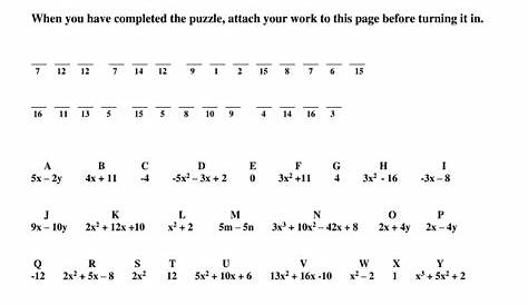subtracting polynomials worksheet answer key