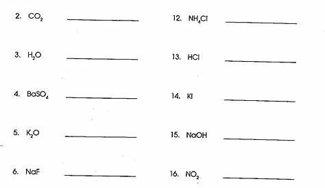 [NEW] Identifying Ionic And Covalent Bonds Worksheet