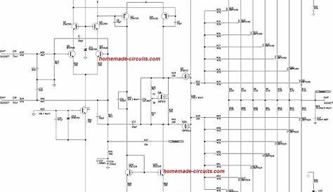 2000 watts power amplifier circuit diagram