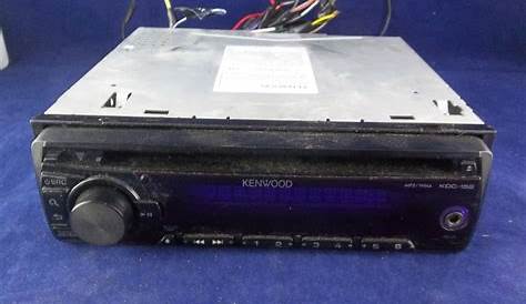 kenwood car stereo model kdc 152