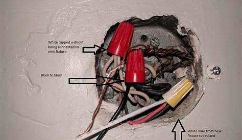 black white red wiring