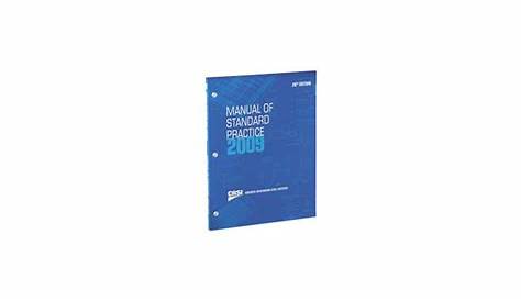 Manual of Standard Practice 29th Edition: Builder's Book, Inc.Bookstore