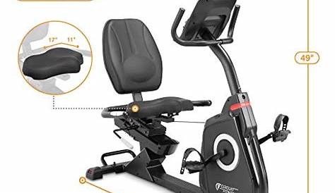 CIRCUIT FITNESS Circuit Fitness Magnetic Recumbent Exercise Bike with