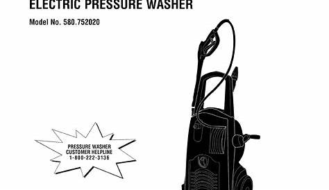 craftsman pressure washer manual pdf