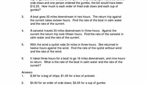 word problems for linear equations worksheet