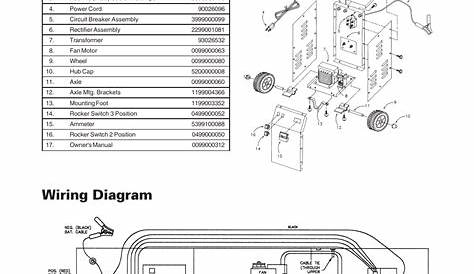 Parts, Wiring diagram | Sears 200.71231 User Manual | Page 4 / 14