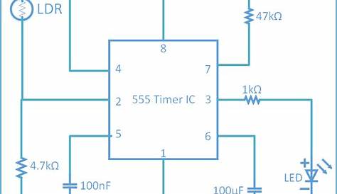 circuit diagram with led
