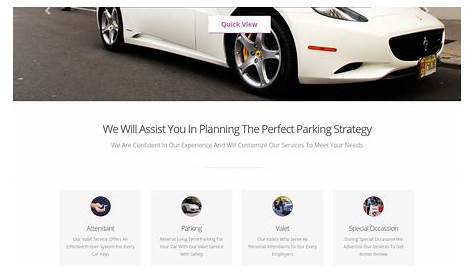 Valet Parking Service Provider WordPress Theme | InkThemes