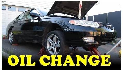Toyota Camry V6 Oil Change - YouTube