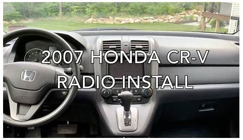 2007 Honda CR-V Radio Installation - YouTube