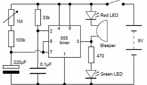 Adjustable Analog Timer - Circuit Scheme