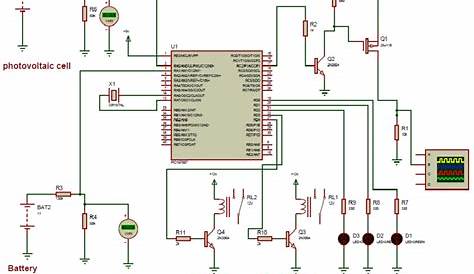 Complete Schematic Diagram of a Solar Charge Controller | Download