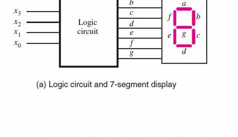 circuit diagram for 7 segment display