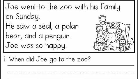 pre k reading worksheet