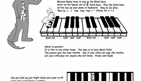 Free Piano Worksheets & Free Sheet Music for Kids | Pianimals