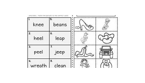 Vowel Digraph Worksheet - Teaching Second Grade