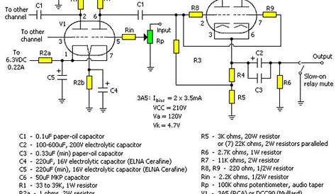 low voltage tube preamp schematic