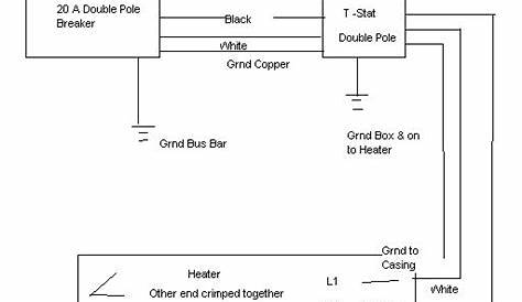 electric baseboard heater wiring schematic