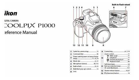 Nikon Coolpix P1000 Manual - User Guide PDF