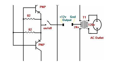 6v Inverter Circuit Schematic Diagram